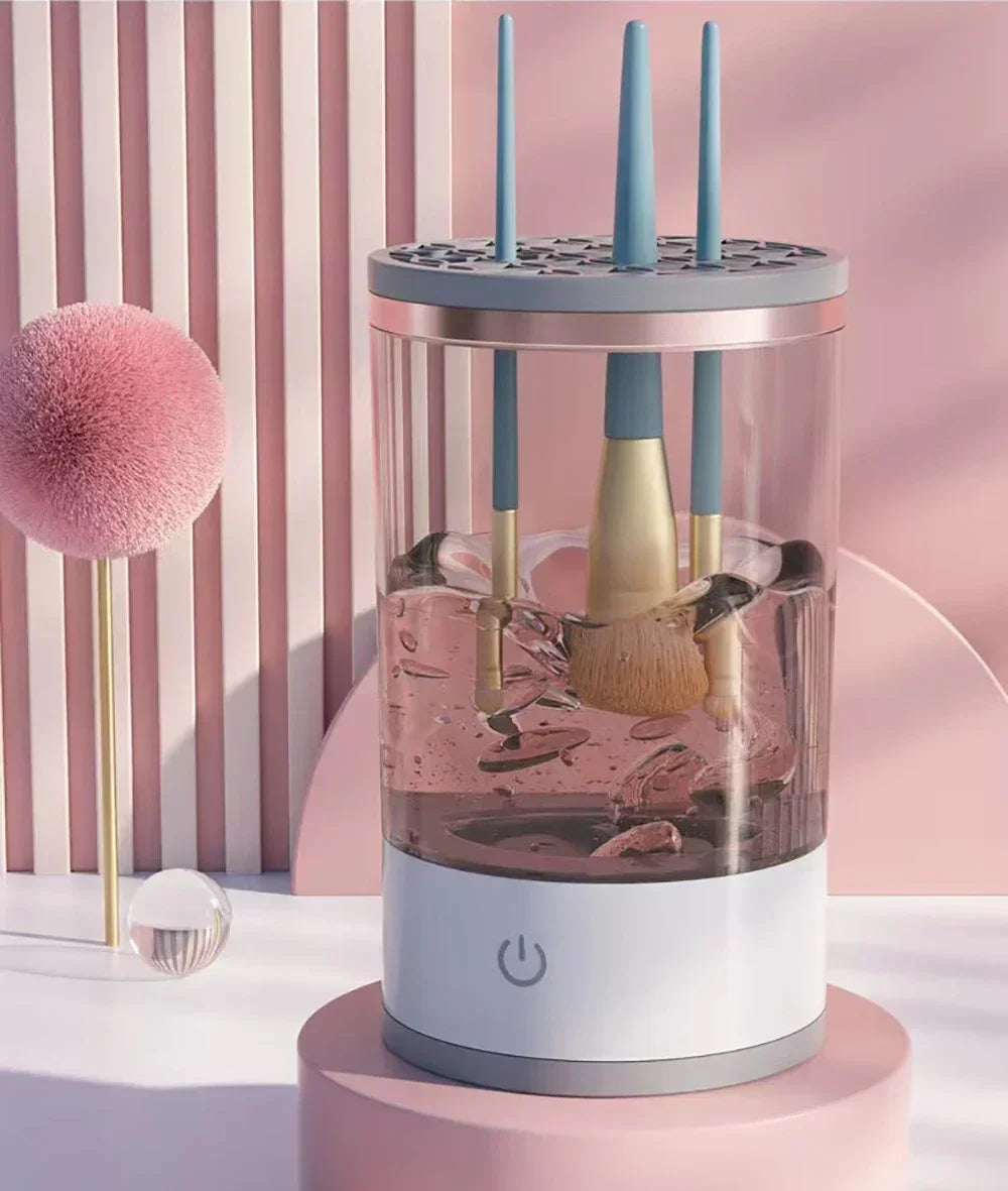 Lézia-Wash : Le Nettoyeur de Pinceaux Électrique 2-en-1