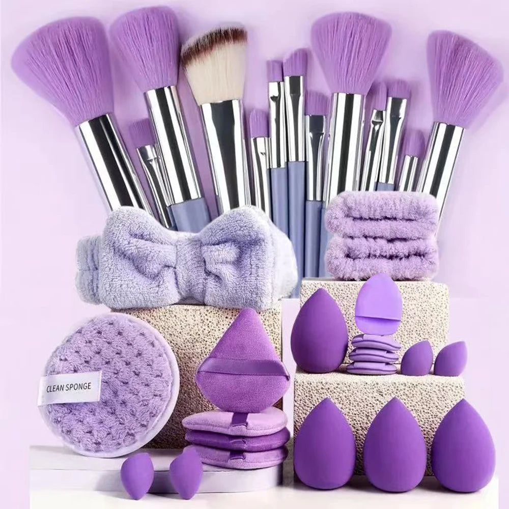 Set Beauté Signature "Lézia-Paris" – Collection Teint Parfait (33 Pièces)